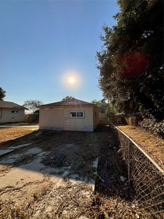 view of side of property