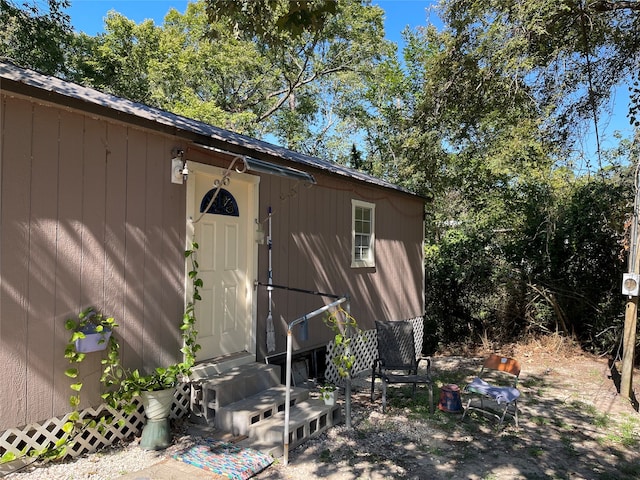 view of outbuilding