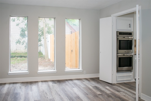 interior space featuring light wood-type flooring