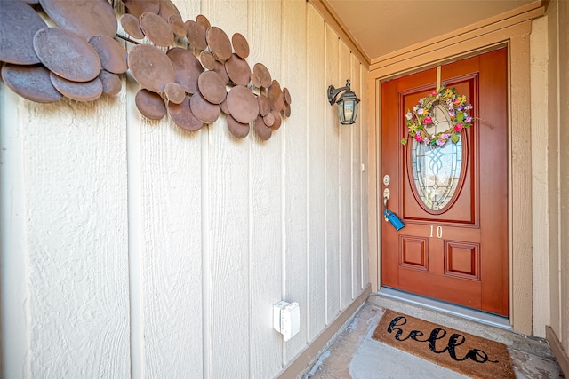 view of property entrance