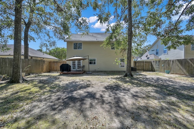 view of rear view of property