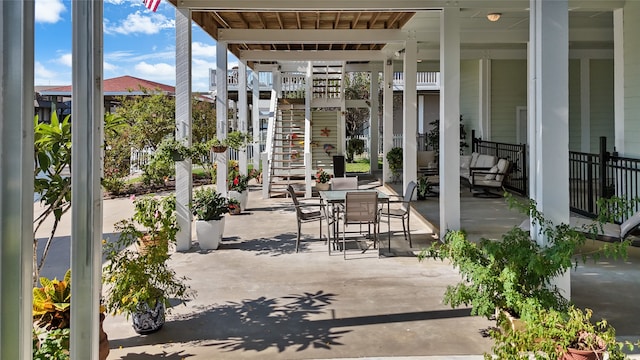 view of patio