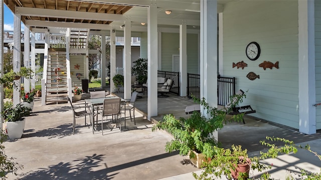 view of patio