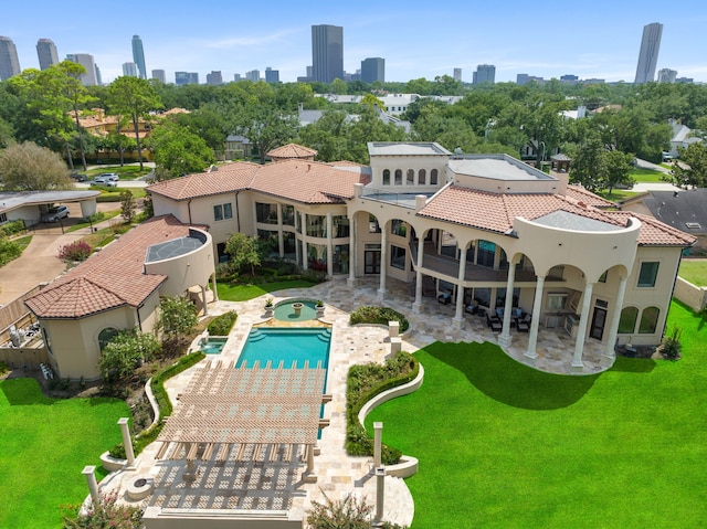 exterior space with a patio