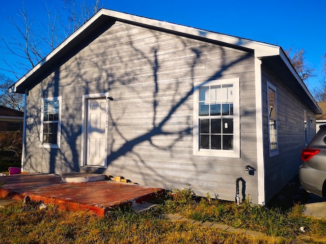 view of home's exterior