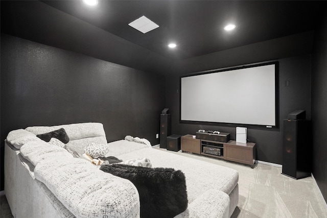 226 Hampton Glen Rd, Montgomery, TX 77356 - home theater featuring recessed lighting and carpet