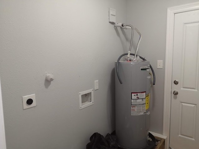 utilities featuring electric water heater