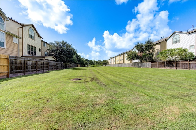 view of yard