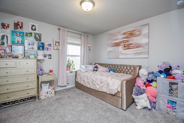 bedroom with carpet flooring