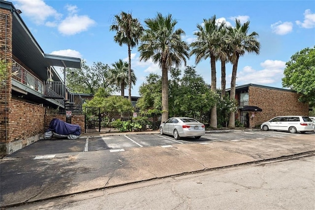 view of car parking