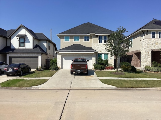 view of front property with a front yard