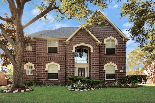 view of property with a front yard