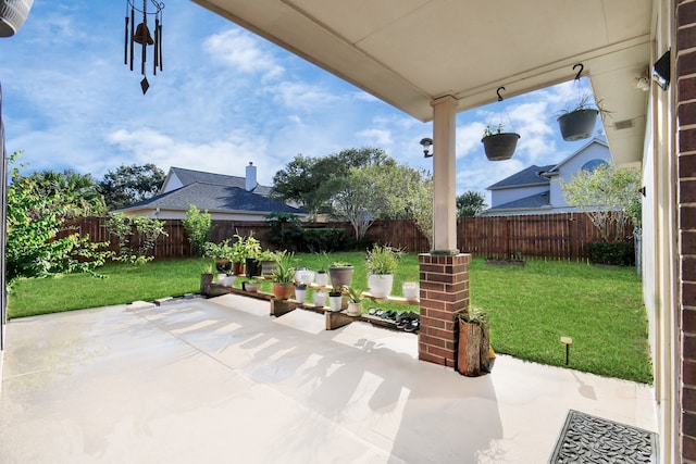 view of patio