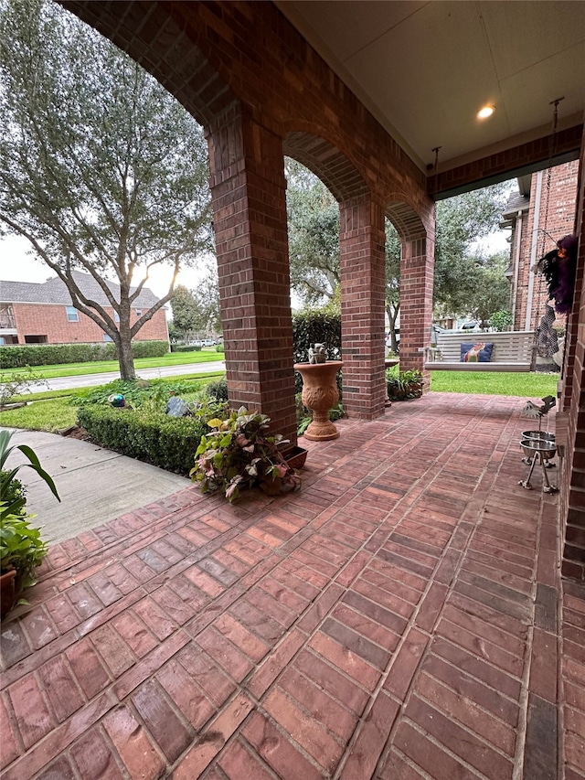 view of patio