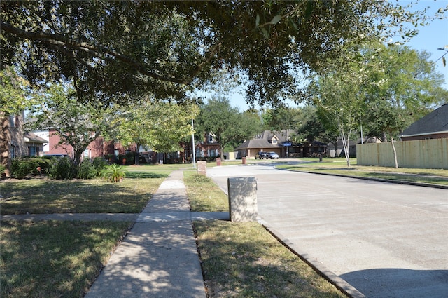 view of street