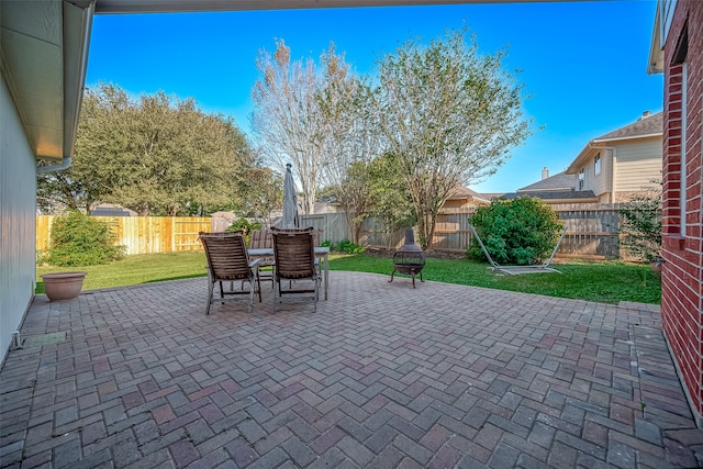 view of patio