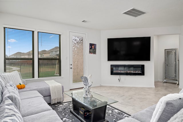 view of living room