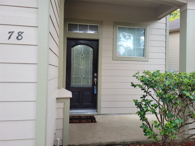 view of property entrance