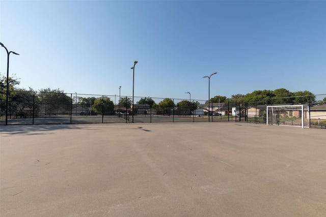 view of tennis court