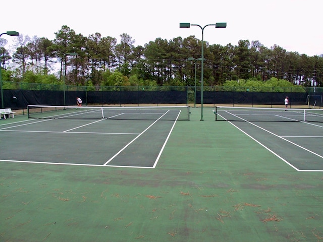 view of sport court with basketball court