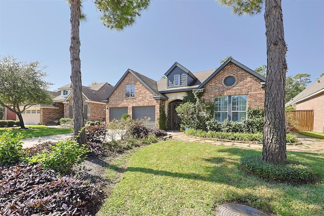 view of front of house with a front yard