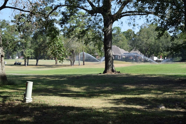 view of home's community featuring a yard