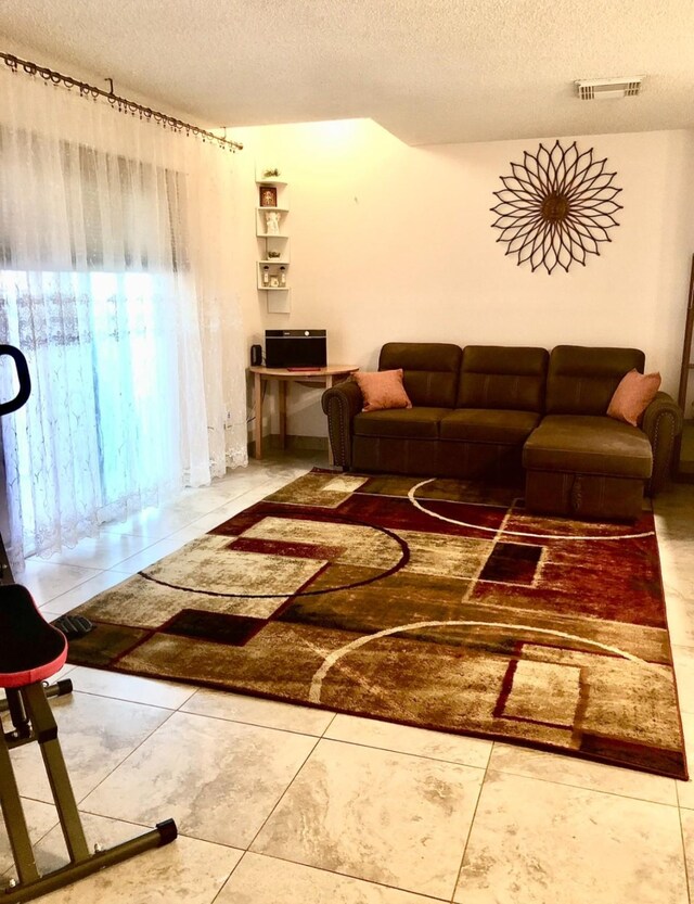 3600 Jeanetta St Unit 502, Houston, TX 77063 - living room with a textured ceiling