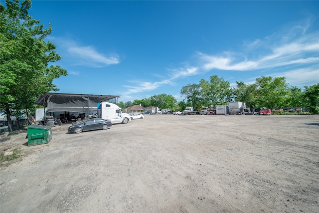 view of parking / parking lot