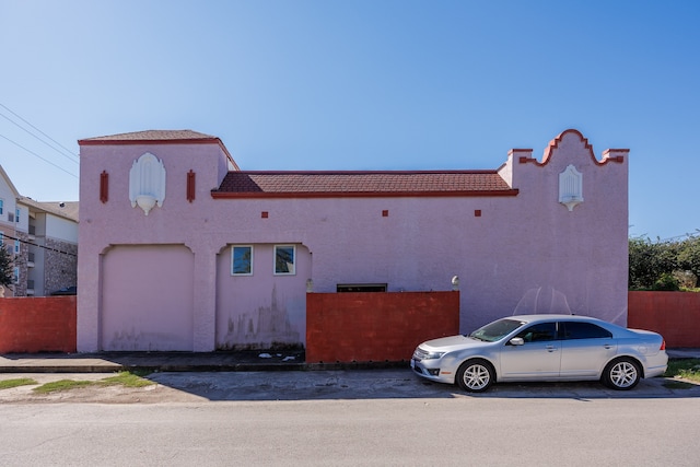 view of front of home