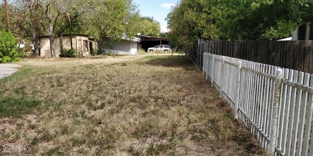 view of yard