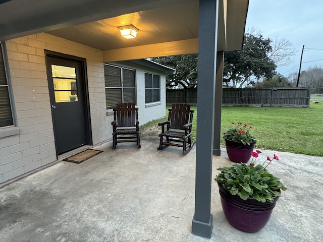 view of patio