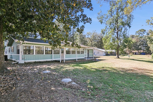 exterior space with central air condition unit