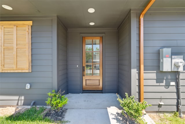 view of entrance to property