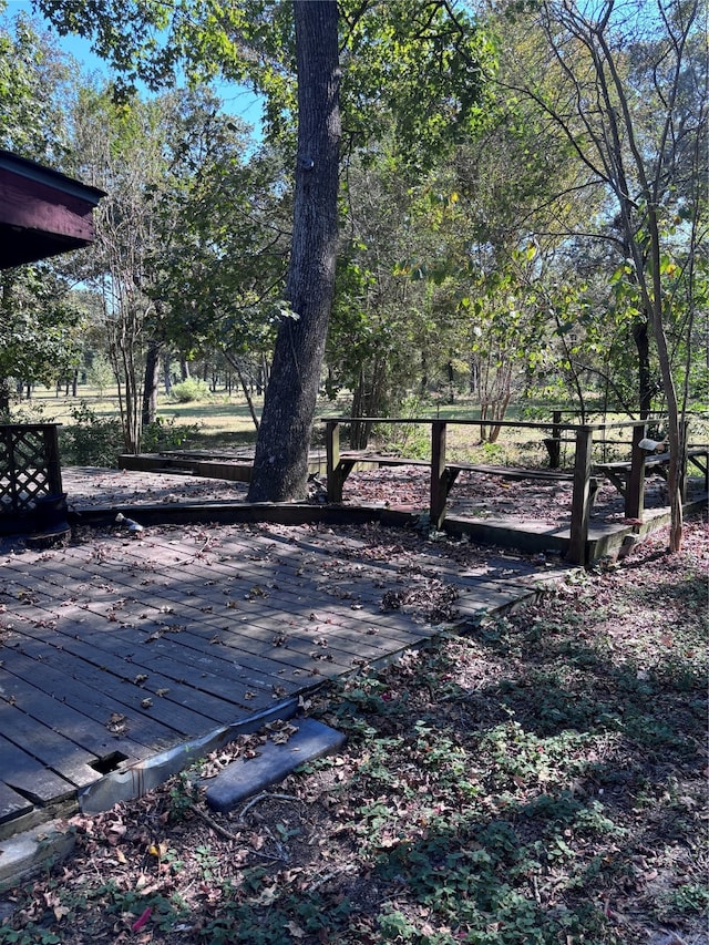 view of deck