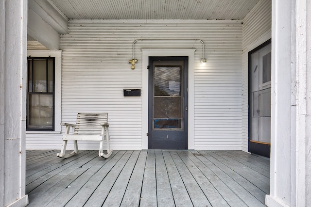 view of deck