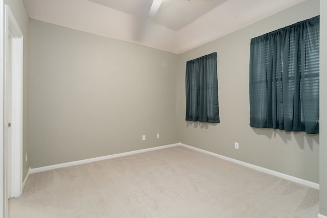 spare room featuring carpet flooring