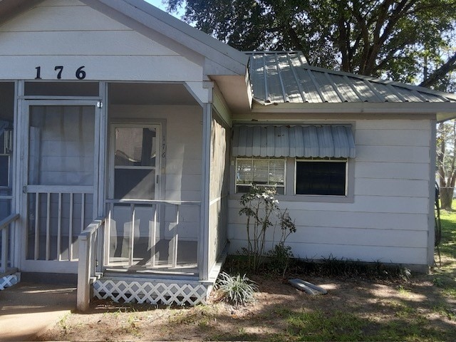 view of side of property