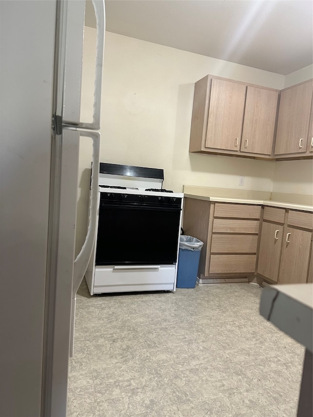 kitchen with white appliances