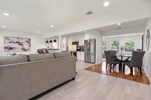 view of living room