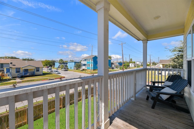 balcony with a porch