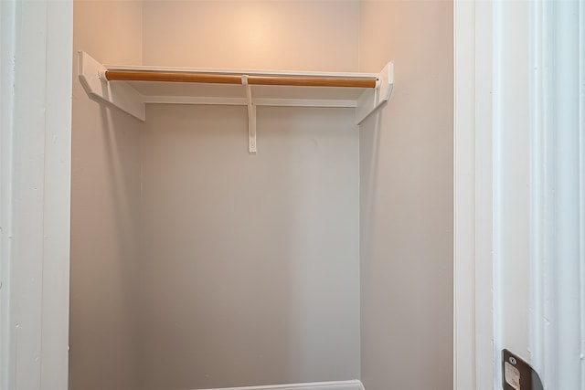 view of closet