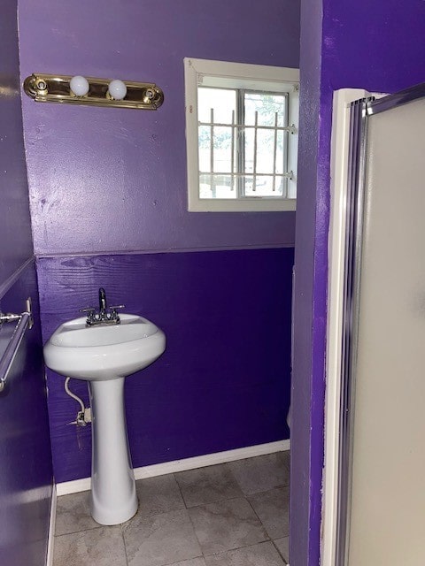 bathroom featuring tile patterned floors