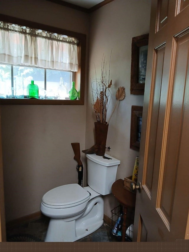 bathroom featuring toilet