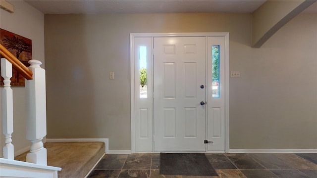 view of entrance foyer