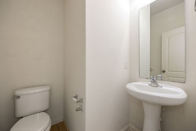 bathroom with toilet