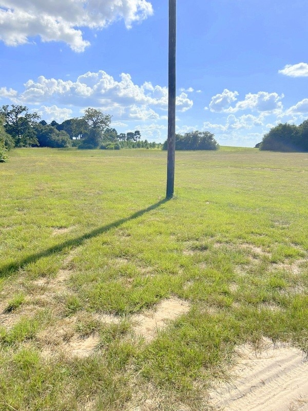 view of yard featuring a rural view