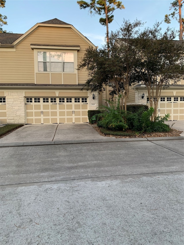 front facade featuring a garage