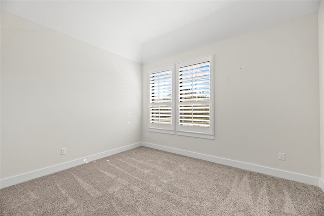 empty room with carpet floors