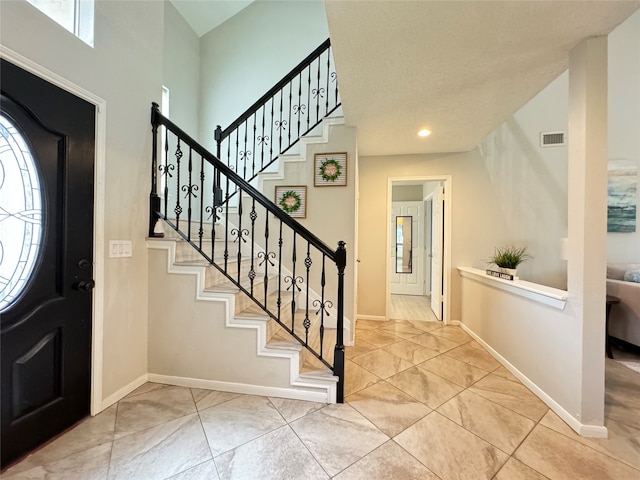 foyer with a healthy amount of sunlight