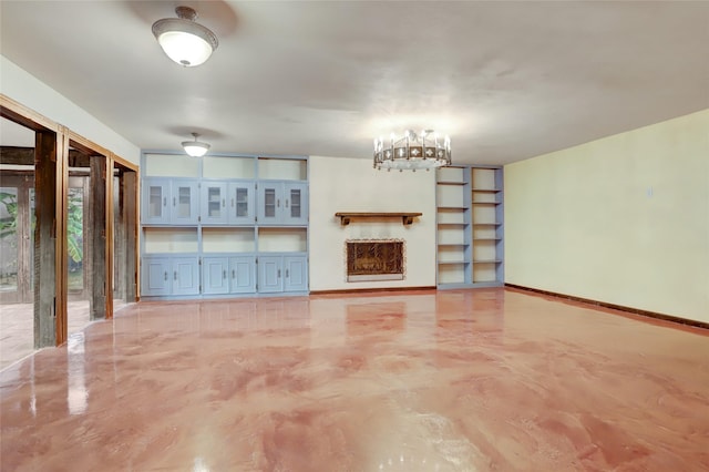 view of unfurnished living room